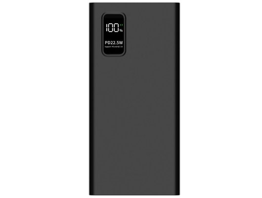 Внешний аккумулятор PERO PB05 10000 mAh, Li-Pol, output USB-C + 2 USB-A, черный